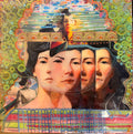 12 by 12 Original Painting 4 faces