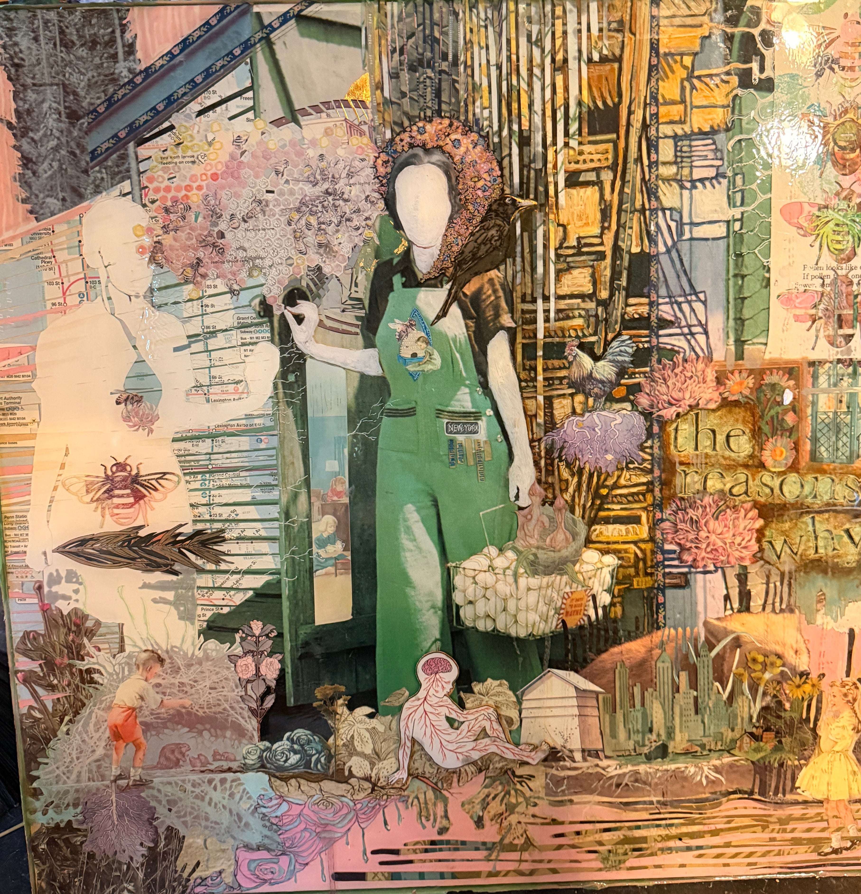 24 by 24 Original Painting Domestics #1